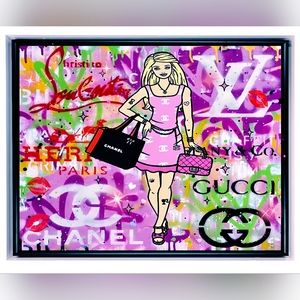 Barbie 8.5"×11" Framed Wall Art